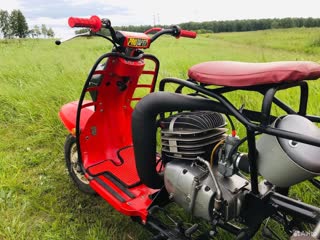 Motor scooter Ant with CZ CROSS engine - watch videos online