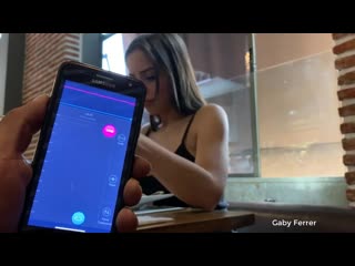 Gaby ferrer remote vibrator - watch videos online