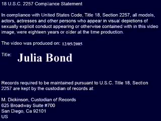 XXX, Porn, Sex Another video with glamorous Julia Bond! - watch videos online